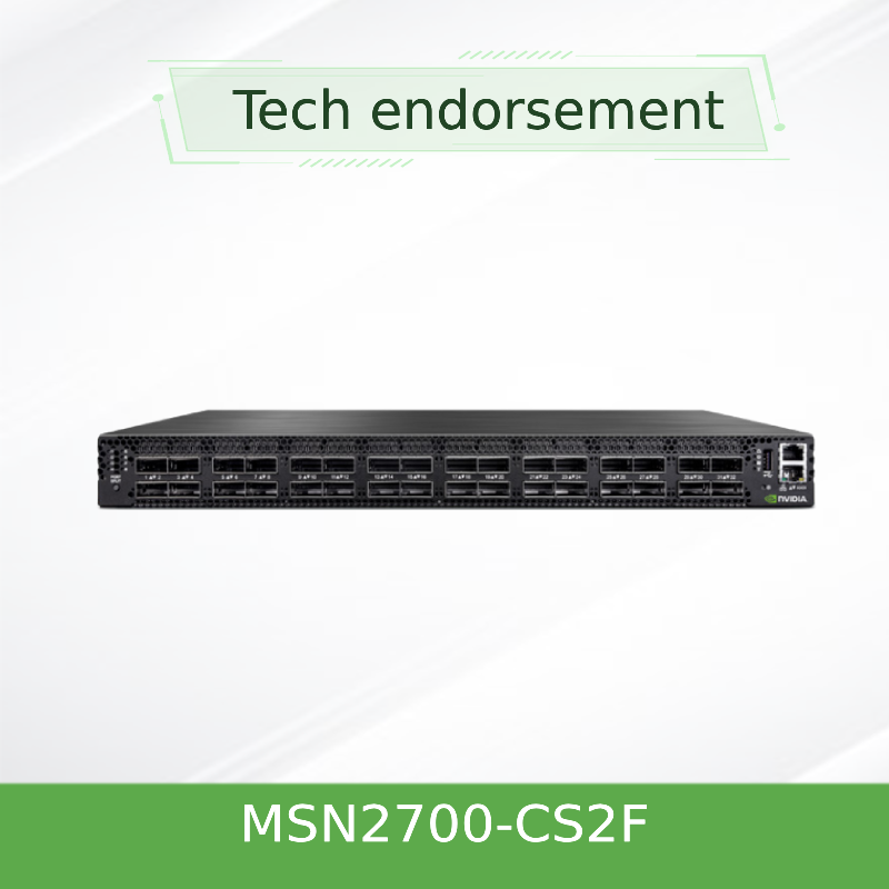 ODM SN2700 Mellanox নেটওয়ার্ক স্যুইচ MSN2700-CS2F 100GbE 1U 32 QSFP28 পোর্ট