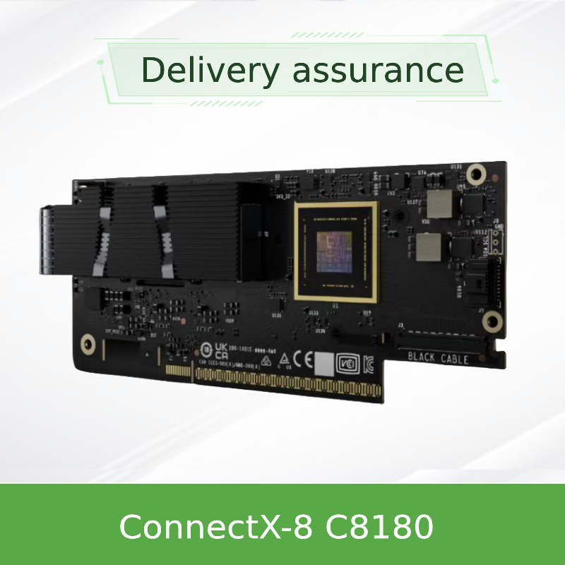 Nvidia Connectx-8 অ্যাডাপ্টার C8180 (900-9X81E-00EX-DT0) সিঙ্গেল-কেজ Osfp ইনফিনিব্যান্ড: 800gbs Xdr Ib