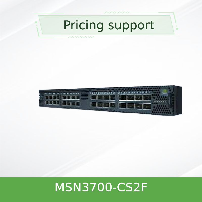 MSN3700-CS2F Mellanox নেটওয়ার্ক সুইচ সরবরাহ (AC) স্ট্যান্ডার্ড ডেপথ X86 CPU P2C এয়ারফ্লো রেল কিট