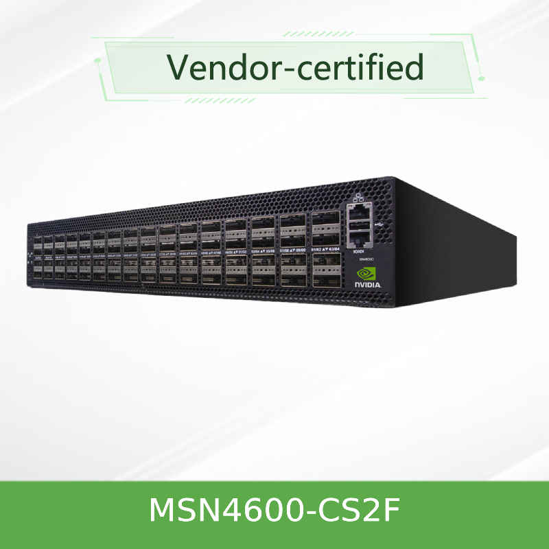 স্পেকট্রাম-৩ ভিত্তিক Mellanox নেটওয়ার্ক সুইচ Sn4600c ওপেন নেটওয়ার্ক সুইচ MSN4600 - CS2F অনিক্স সহ