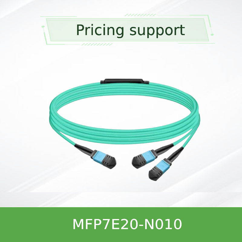 এনভিডিয়া Mfp7e20-Nxxx অপটিক্যাল মাল্টিমোড স্প্লিটার ফাইবার ক্যাবল Mfp7e20-N010 Mmf, MPO12 APC থেকে 2xmpo12 APC