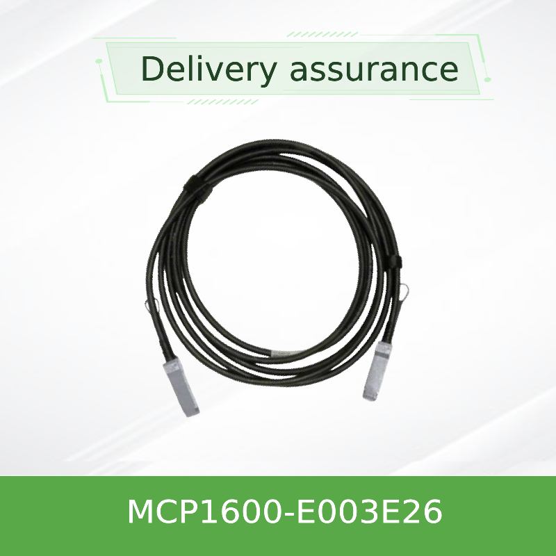 MCP1600-E003E26 সরাসরি সংযুক্ত কপার তারের InfiniBand EDR 100Gb/S QSFP28 3m কালো 26AWG পর্যন্ত