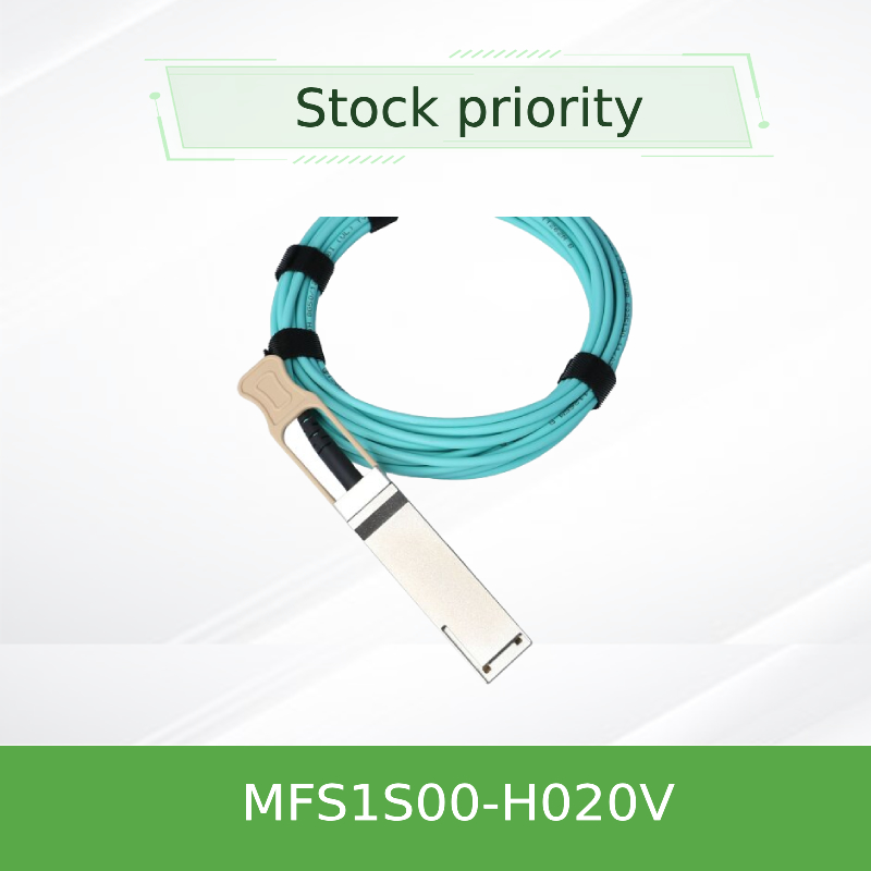 কনসোল Mellanox AOC কেবল MFS1S00-H020V IB HDR পর্যন্ত 200Gb/S QSFP56 20m নেটওয়ার্ক কেবল