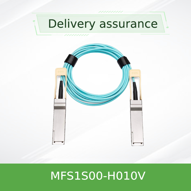 MFS1S00-H010V Mellanox AOC ক্যাবল IB HDR 200Gb/S পর্যন্ত QSFP56 10m Sfp