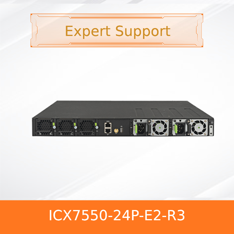 নেটওয়ার্ক ম্যানেজমেন্ট সুইচ ICX7550-24P-E2-R3 অ্যাডভান্সড রুকাস সুইচ