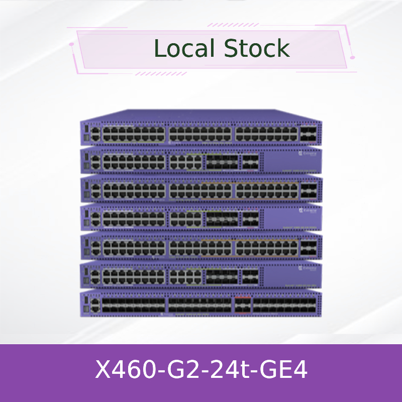 Stackable 24ports Extreme Network AVB Switch X460-G2-24t-GE4-Base 216Gbps