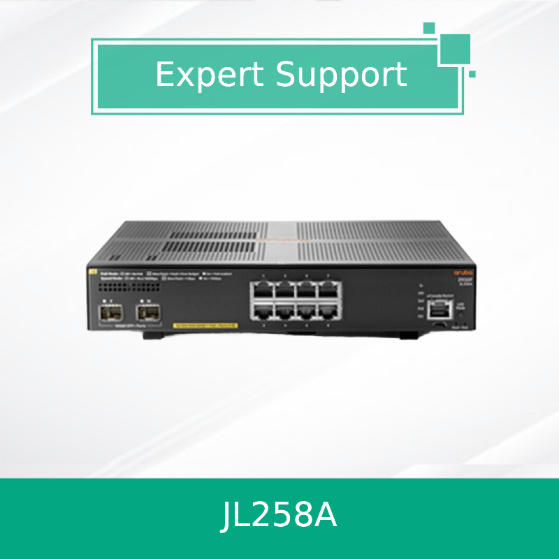 Hpe Aruba নেটওয়ার্কিং 2930f 8g Poe+ 2SFP+ সুইচ (JL258A) নতুন এবং আসল