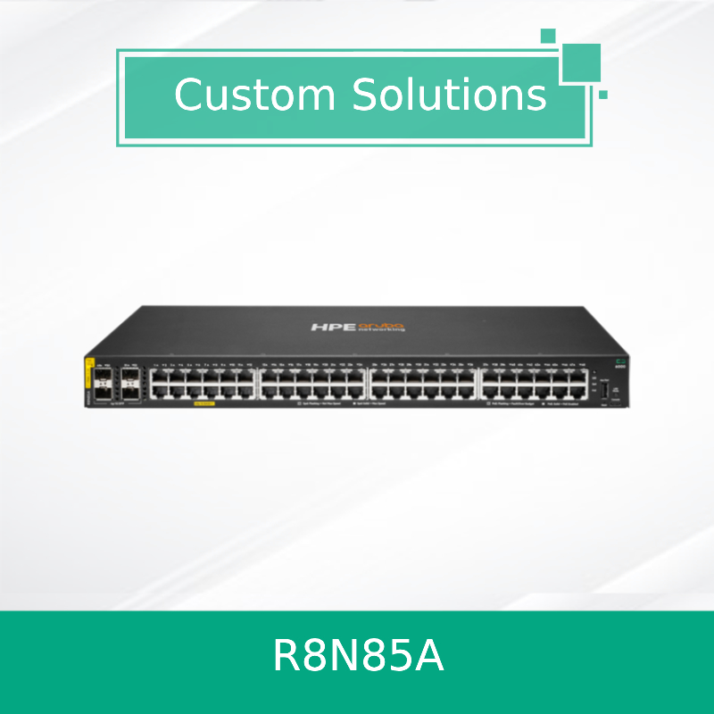 Hpe Aruba নেটওয়ার্কিং Cx 6000 48g Class4 Poe 4SFP 370W সুইচ (R8N85A)
