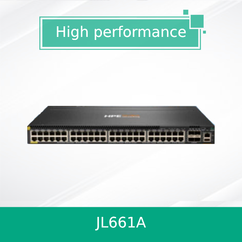 Hpe Aruba নেটওয়ার্কিং Cx 6300m 48-পোর্ট 1gbe ক্লাস 4 Poe এবং 4-পোর্ট SFP56 সুইচ (JL661A)