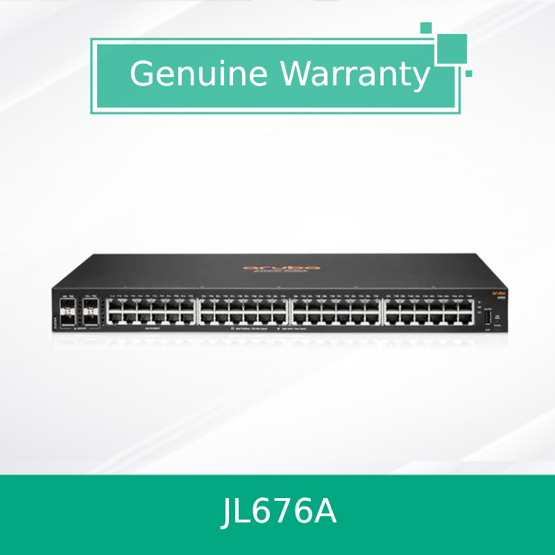 Hpe Aruba Cx 6100 48g SFP+ পোর্ট সহ পরিচালিত সুইচ (JL676A) নতুন এবং মূল