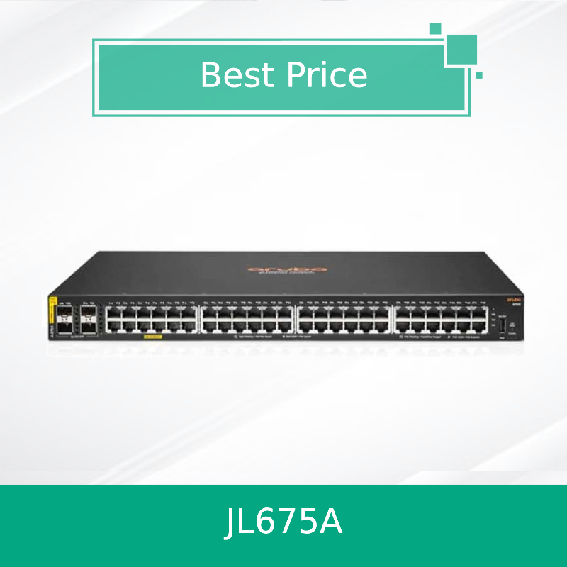 Hpe Aruba Networking Cx 6100 48g Class4 Poe 4SFP+ 370W সুইচ (JL675A) নতুন এবং মূল