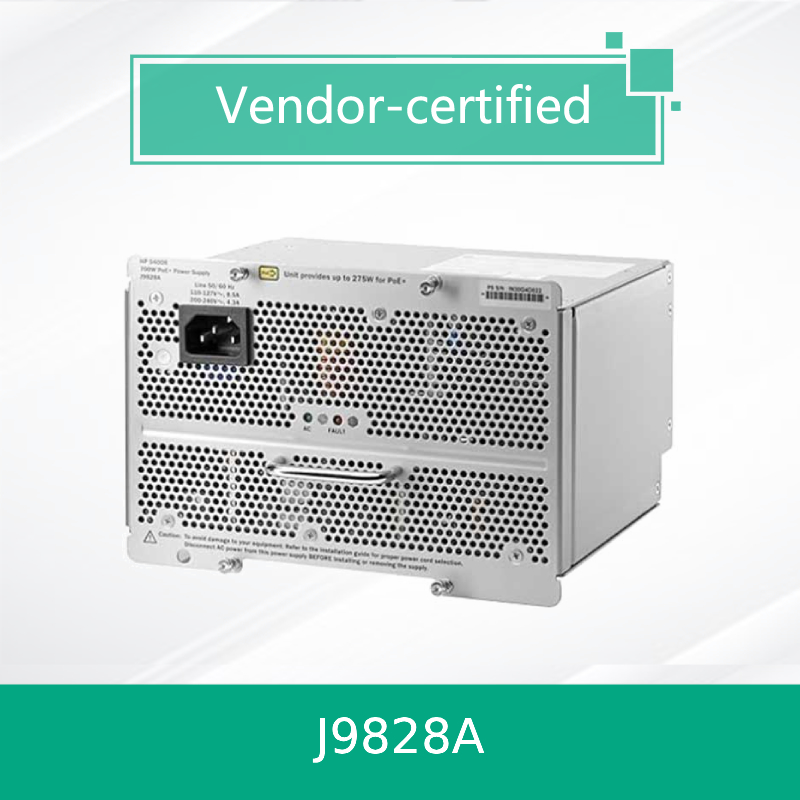 ব্র্যান্ড নিউ J9828A নেটওয়ার্ক সুইচ 5400r 700W Poe+ মূল Zl2 Snmp এবং Qos ফাংশন সঙ্গে