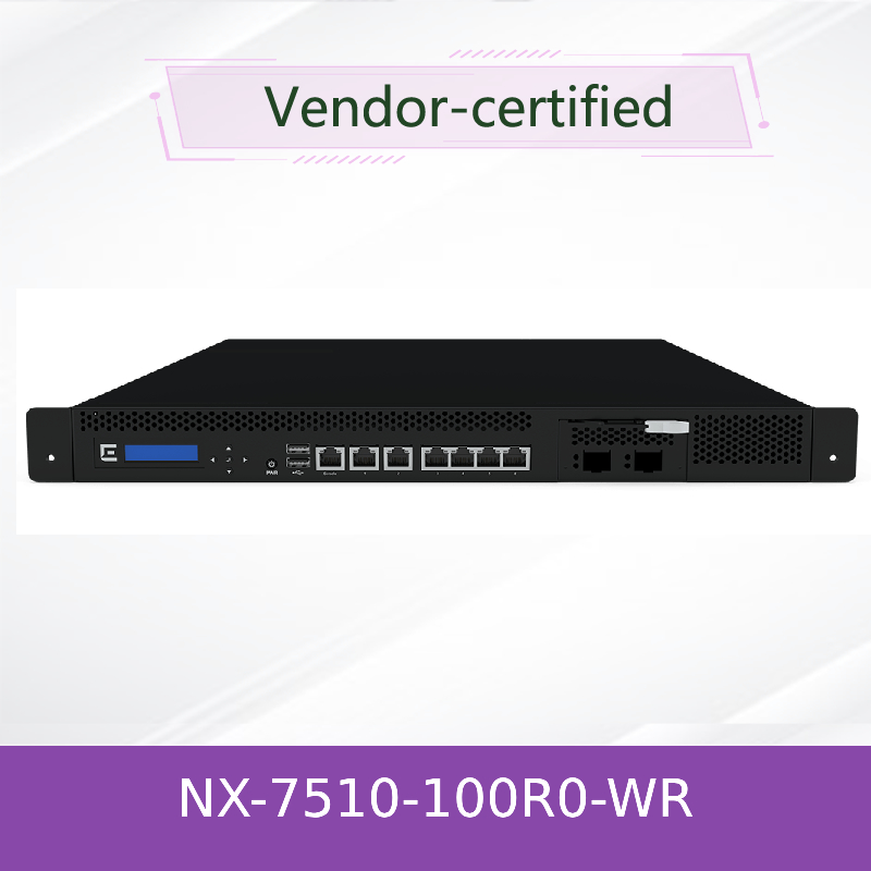 এক্সট্রিম ওয়্যারলেস অ্যাক্সেস পয়েন্টস NX - 7510-100R0 - WR ওয়্যারলেস নেটওয়ার্ক ম্যানেজমেন্ট ডিভাইস 16GB RAM 64GB সলিড-স্টেট ড্রাইভ