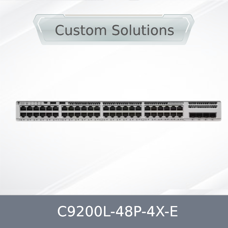 নতুন মূল স্টক C9200L-48p-4X-E Ciscos Cata Lyst 9200L 48 পোর্ট Poe+ 740W 4X10g Uplink, নেটওয়ার্ক সুইচ