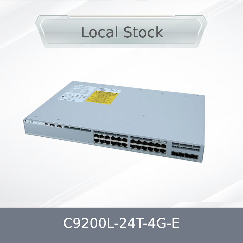উচ্চ-পারফরম্যান্স সুইচ C9200-24t-E পরিচালিত 24-পোর্ট সুইচ উচ্চ-পারফরম্যান্স নেটওয়ার্কের জন্য