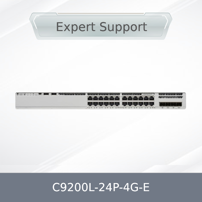 C9200L-24p-4G-E সিসকো ক্যাটালাইস্ট 24 পোর্ট পো লেয়ার3 ম্যানেজড গিগাবিট ইথারনেট 4 এসএফপি পোর্ট স্ট্যাকযোগ্য নেটওয়ার্ক সুইচ C9200L-24p-4G-E