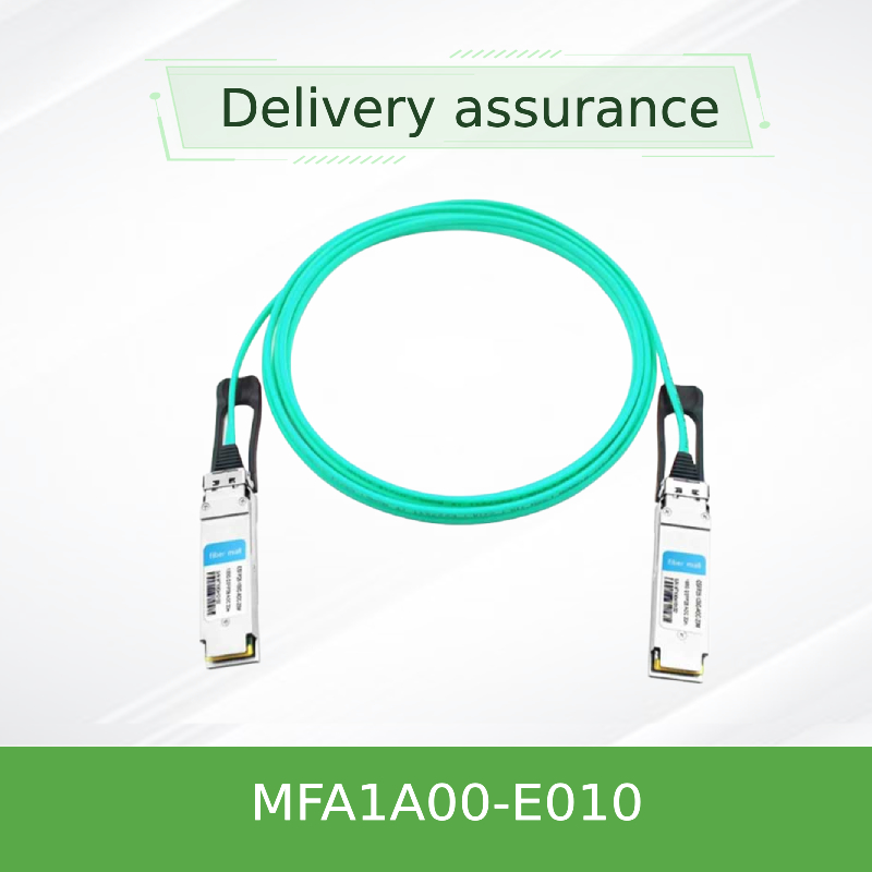 Mellanox MFA1A00-E010 100G QSFP28 AOC | 10m অ্যাক্টিভ অপটিক্যাল কেবল (ইনফিনিব্যান্ড ইডিআর এর জন্য)