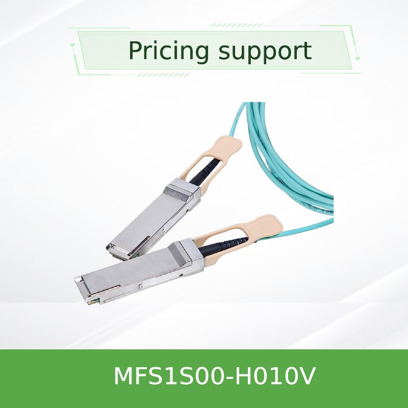 mellanox MFS1S00-H010V 10m 200Gb/s QSFP56 অ্যাক্টিভ অপটিক্যাল ক্যাবল ডেটা সেন্টার নেটওয়ার্কের জন্য এক্সটেন্ডেড রিচ
