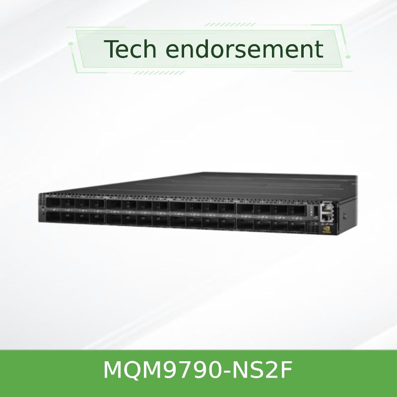 NVIDIA Quantum-2 MQM9790-NS2F ৬৪-পোর্ট ৪০০Gb/s ইনফিনিব্যান্ড স্মার্ট সুইচ – AI এবং HPC ডেটা সেন্টারগুলির জন্য SHARPv3 ইন-নেটওয়ার্ক অ্যাক্সিলারেশন সহ ৫১.২Tb/s থ্রুপুট