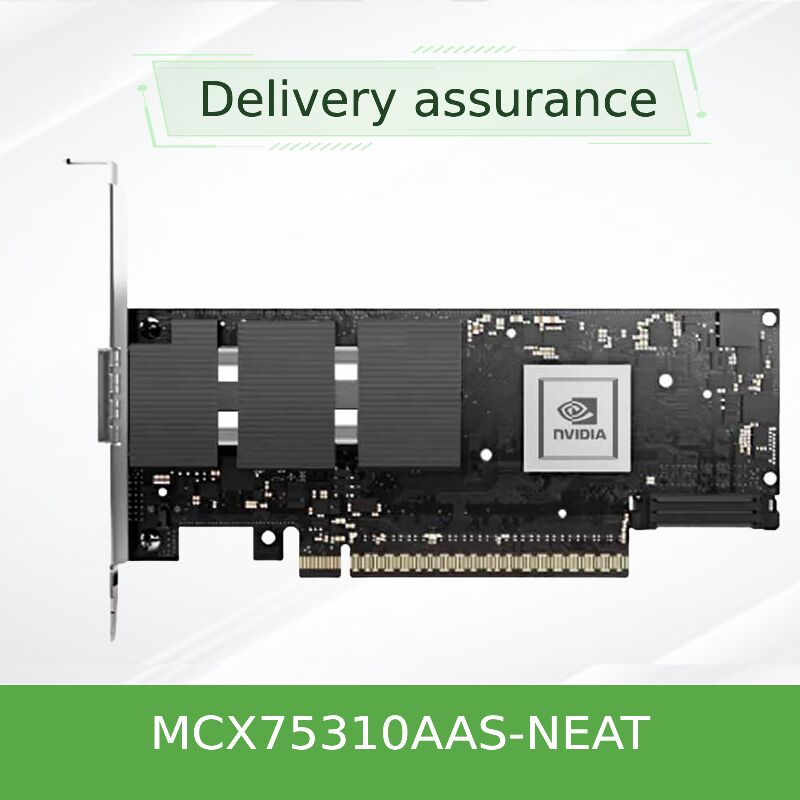 NVIDIA ConnectX-7 MCX75310AAS-NEAT ডুয়াল পোর্ট 400Gb/s ইনফিনিব্যান্ড ও ইথারনেট স্মার্ট অ্যাডাপ্টার