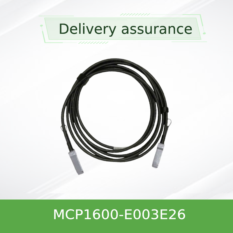 Mellanox MCP1600-E003E26 100Gb/s QSFP28 প্যাসিভ DAC কেবল - 3m, 26 AWG, InfiniBand EDR এবং 100GbE সামঞ্জস্যপূর্ণ
