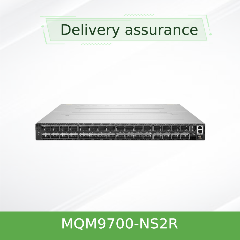 NVIDIA Quantum-2 MQM9700-NS2R ৪০০Gb/s ইনফিনিব্যান্ড সুইচ – ৬৪-পোর্ট NDR, C2P এয়ারফ্লো, অন-বোর্ড ম্যানেজমেন্ট